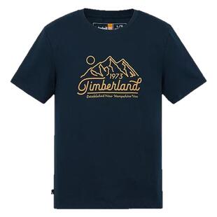 天伯伦TIMBERLAND添柏岚男士夏季休闲纯棉透气印花短袖圆领T恤衫