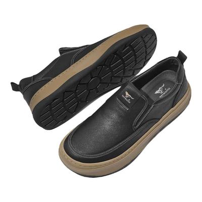 七匹狼中跟男士休闲低帮皮鞋