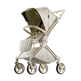 DearMom洛可可系列新生儿双向轻便婴儿推车可坐躺折叠罗马假日