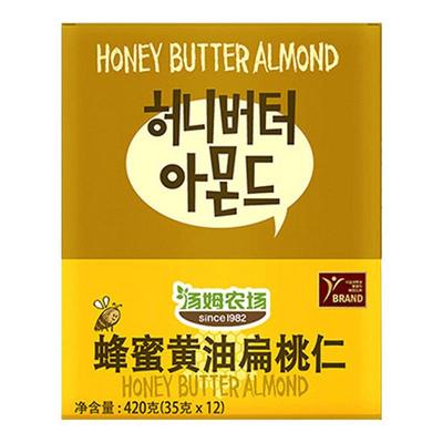 汤姆农场韩国进口蜂蜜黄油扁桃仁