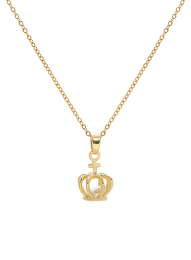 皇冠项链女小众设计感新款潮秋冬