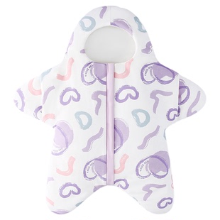 宝宝睡袋秋冬款婴儿睡衣防惊跳防踢被神器夹棉保暖连体衣加厚纯棉