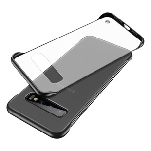 适用三星s10+手机壳s105g韩版6.7寸无边框5g透明磨砂半包保护套note10+防摔硬壳保护套半包男女款新款不发黄+