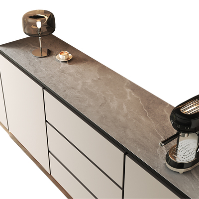 北欧轻奢餐边柜垫皮革防水防尘