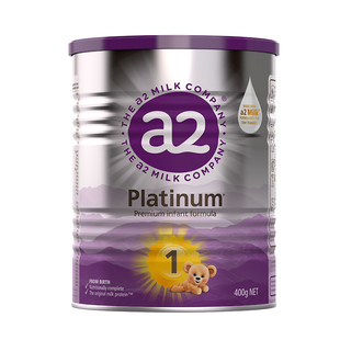 澳洲a2紫白金一段新生儿1段婴幼儿牛奶粉小罐装0-6个月400g