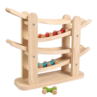 实木多层木质滑翔车趣味滑行轨道小汽车男女宝宝儿童益智玩具木制