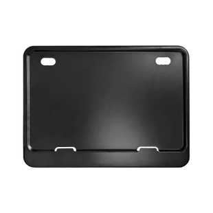 摩托车后牌照架框可爱卡通铝合金车牌保护框踏板车油车新交规通用