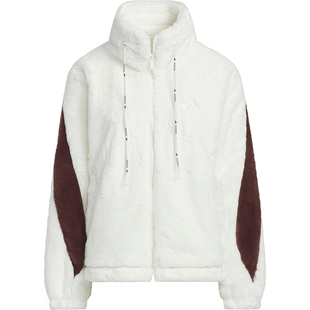 Adidas/阿迪达斯正品2025秋季款女士日常保暖运动宽松外套KC0079