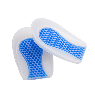 足跟垫后跟疼痛鞋垫男隐形内增高柔软硅胶超软半垫女马丁靴腱炎脚