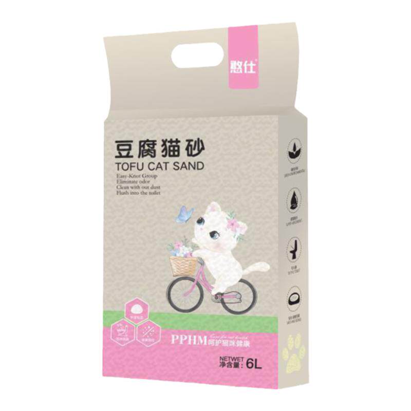 除臭猫砂吸水结团憨仕豆腐猫砂
