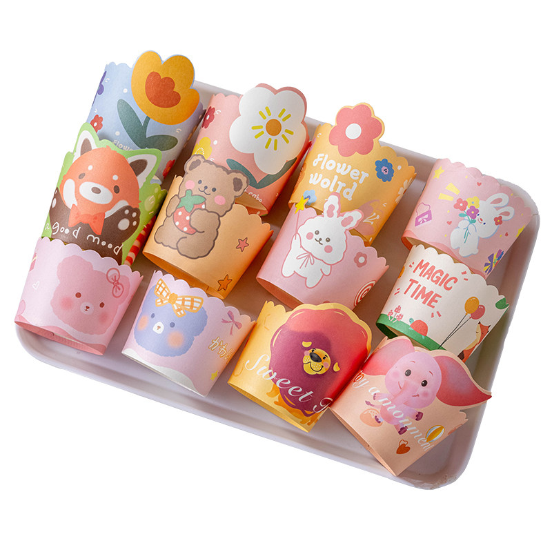 纸杯蛋糕纸托纸杯子生日蛋糕的马芬麦烤箱专用烘焙模具工食品级小