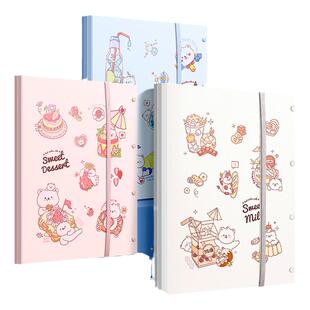 得力试卷收纳袋A3小学生专用试卷夹儿童整理神器收纳文件夹初中生插页档案袋透明考试卷子资料册收纳册风琴包