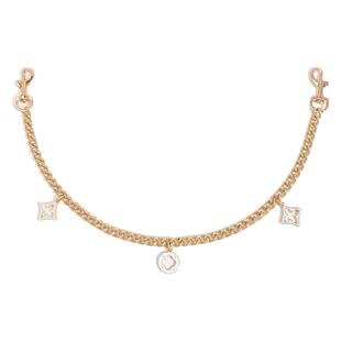 适用于蔻驰31 laurel改造coach小号流浪包延长链四叶草装饰链配件