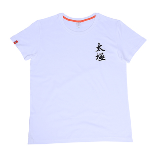 夏季新款短袖太极服男女 武术服灯笼裤纯棉T恤团体比赛表演文化衫