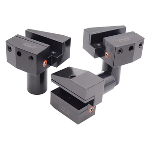 VDI-B6加长型横向左刀夹DIN69880外径端面车刀架外冷外部固定刀座