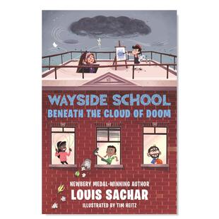 【现货】厄运之云下的路边学校英文儿童分阶阅读进口原版书Wayside School Beneath the Cloud of Doom Sachar著Harpercollin
