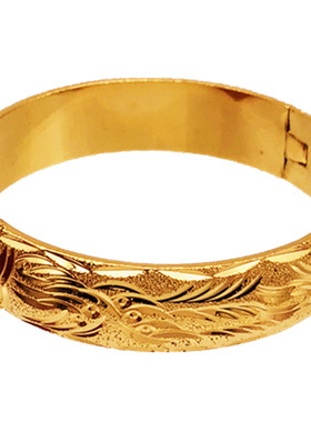 龙凤手镯满天星沙金铜镀金婚庆女