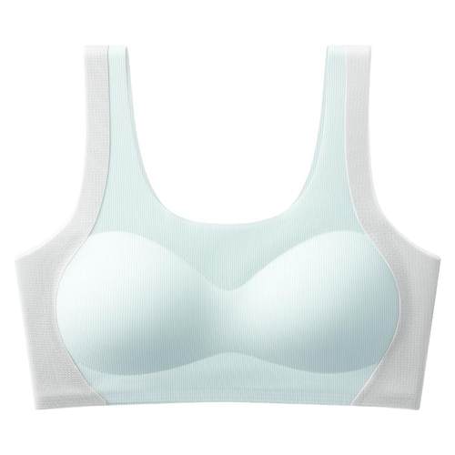 猫人少女初中女生内衣发育期固定杯高中生运动防震背心女大童文胸