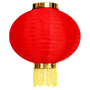 灯笼舞蹈道具喜庆舞蹈折叠红绸布舞台表演出专用圆灯笼中国风跳舞