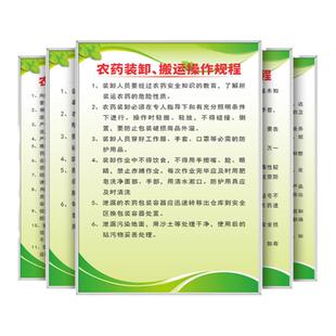 农药经营管理制度农药分类标识牌农资店规章制度全套产品经营安全防护管理装卸储存进货规章制度牌警示上墙贴