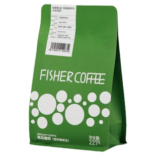 Fisher啡舍 埃塞俄比亚耶加雪菲水洗沃卡精品手冲咖啡豆浅烘227g