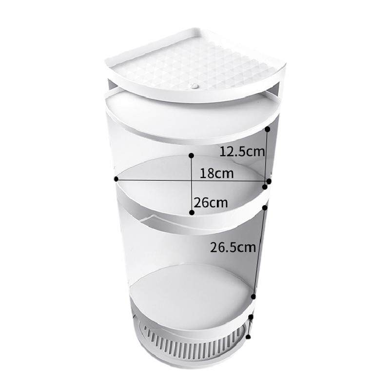 苏柏歌沐浴露三角旋转置物架神器