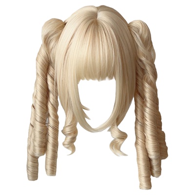 lolita假发层次罗马卷双马尾长卷