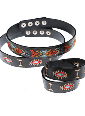 invia男女可调松紧锁骨项链