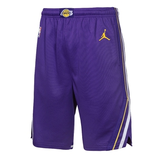 Nike/耐克官方NBA大童洛杉矶湖人新款速干透气网眼运动球裤篮球