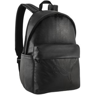 通勤商务复古黑色PU皮双肩包男女款PUMA彪马官方新款电脑包092314