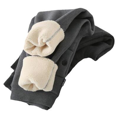 罗蒙儿童加厚保暖裤羊羔绒棉裤