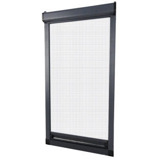 隐形纱窗推拉式伸缩卷筒式上下拉铝合金防蚊防虫卷帘式纱网定制