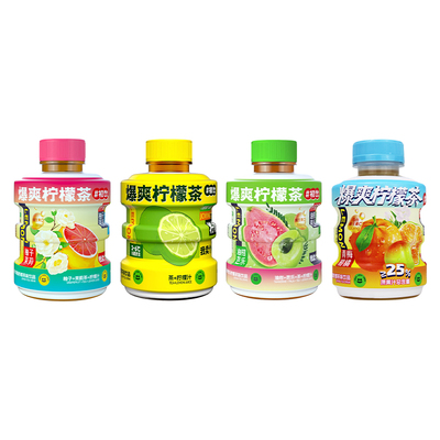 初饮爆爽柠檬茶饮料300g*24瓶