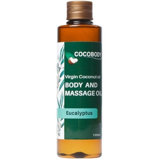 菲律宾COCOBODY初榨椰子油桉树尤加利舒缓保湿精油身体推拿按摩油