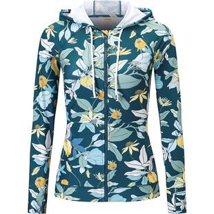 AXESEA冲浪长袖分体泳衣女潜水服速干防晒连帽海潮水母衣丨Tides