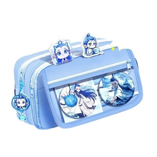 五层大容量透明笔袋2025新版超火女孩文具盒痛包初中生简约铅笔盒男女生文具袋高颜值ins风女款小学生耐脏