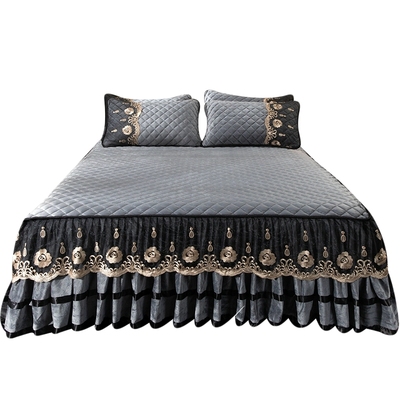 【加绒夹棉花边款】床裙