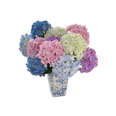 3D打印绣球花仿真花餐桌花摆件