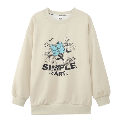 左西童装男童圆领卫衣春装