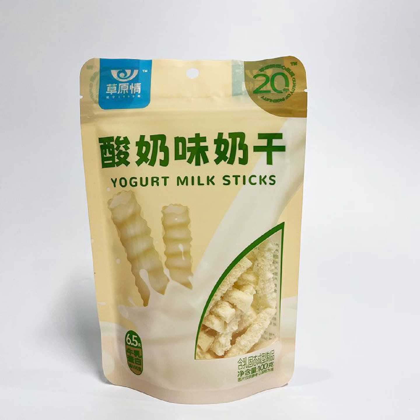 内蒙古奶条特产草原奶干酸奶条酸奶味奶干蓝莓零食