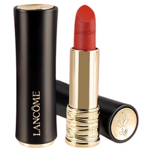 兰蔻口红196小蛮腰黑管菁纯505 274丝绒哑光显白兰蔻不易沾杯口红