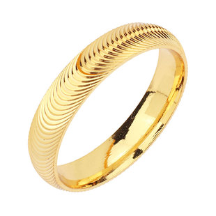 SIYUE 铜铸波光粼粼戒指女简约素圈百搭小众设计感简约指环指戒女