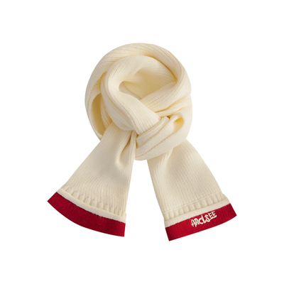 Himade韩系高级感竖条纹围巾