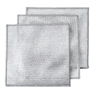 钢丝清洁布银丝抹布不沾油百洁布多用途刷锅洗碗布易清洗厨房专用