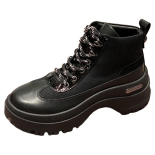 露娜女鞋STELLA LUNA厚底防滑马丁靴登山户外露营短靴女SL322074