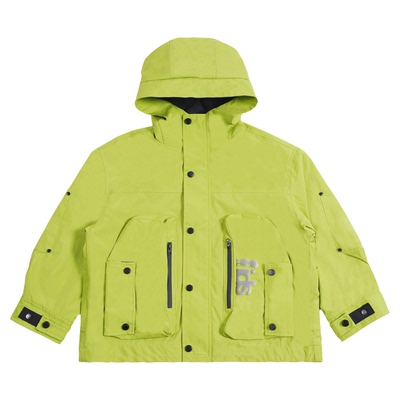 IDS童装抽绳连帽风衣外套