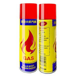 高纯度防风打火机充气瓶通用型气体充气罐打火机补充液气体丁烷