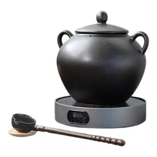 空隐中式茶煮茶斧釜电陶炉茶炉新馆炭火炭烧超大容量古法明火同款