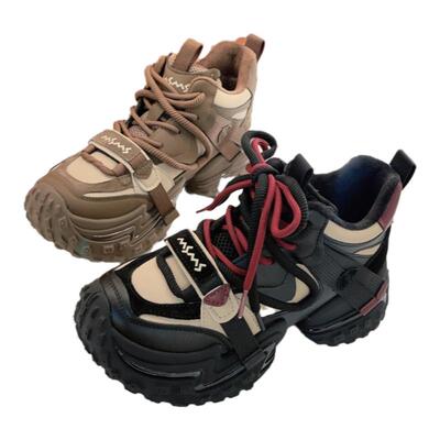 28-2620玛莎玛索2026春季新款复古老爹鞋磨砂皮厚度休闲鞋女单鞋