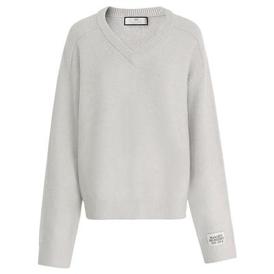 简约不简单V领针织衫保暖毛衣